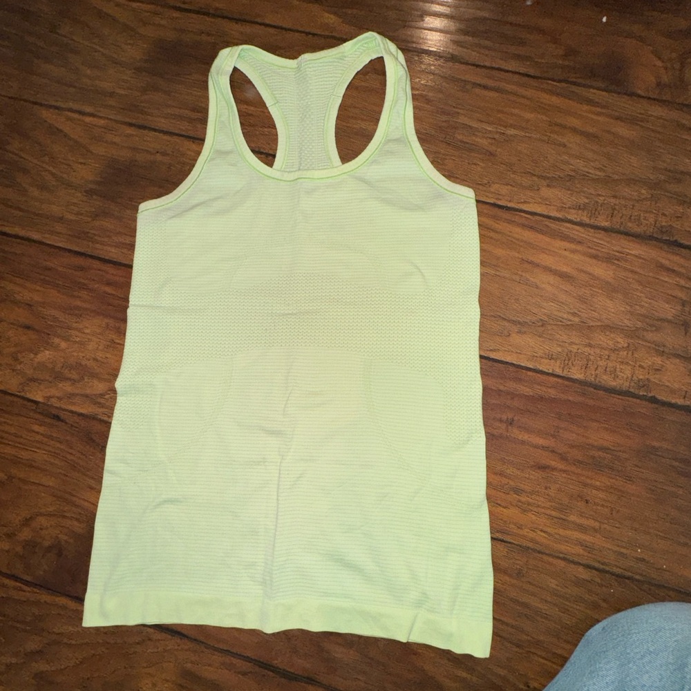Lululemon yellow swiftly tech tank!